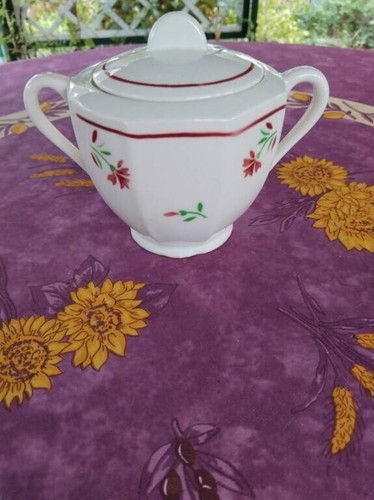 Sucrier demi porcelaine - porcelaine, de
