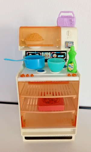 Cuisinière barbie vintage - barbie,