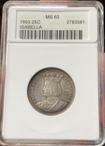 1893 ms63 isabella - ms63,