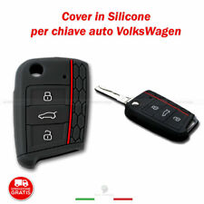 COQUE EN SILICONE POUR CLÉ TÉLÉCOMMANDE TROIS TOUCHES VOITURE VOLKSWAGEN GOLF...