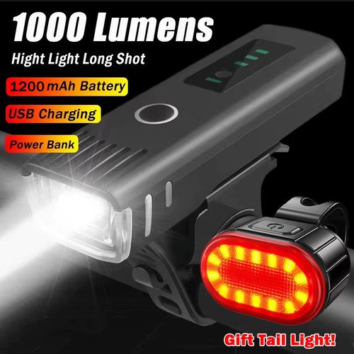 éclairage vélo led 1000lm - vélo,