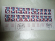 Timbre FRANCE 11 novembre 1918 Armistice Neuf ** YT1576 - 1968 bloc 20 + cachet