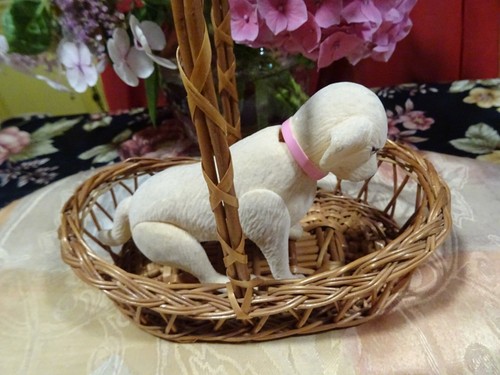 Lot panier osier anse le - ,