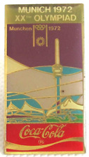 Pin's COCA COLA MUNICH 1972 XXe OLYMPIAD Signé Starpin's Vintage #4/23