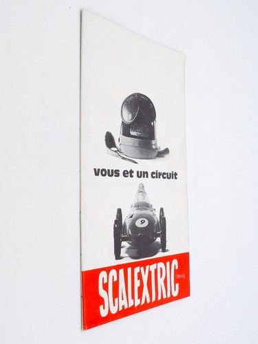 Scalextric catalogue poster - scalextric,