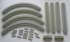 Lego Monorail, Lot rails droites, courbes.