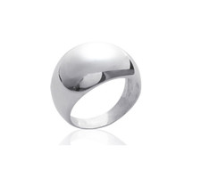 Bague Jonc Bombée Argent