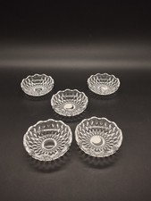 Lot de 5 coupelles en cristal