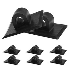 Lot de 8 supports de moteur en plastique pour bateau pneumatique