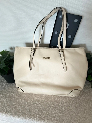 Sac cabas guess - cabas, beige