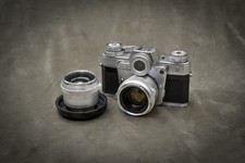 Contarex Bulls eye with 50mm planar and 35mm distagon - READ