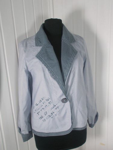 Veste blazer coton/polyester