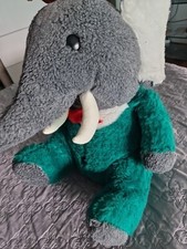 Ancienne Peluche Babar Made In France 45 Cm