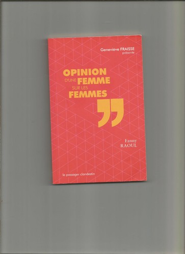 Opinion une femme - opinion,
