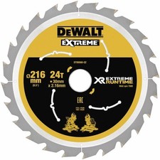 Lames de scie à onglet-diamètre 216 mm-XR Extreme Runtime-60 dents DEWALT