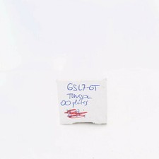 1 X 6SL7GT TUNGSOL TUBE. BLACK RING. PLAQUES RONDES. RECTANGULAR GETTER.  CQ ENA