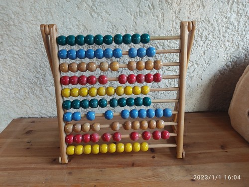 Boulier bois pliable - en,
