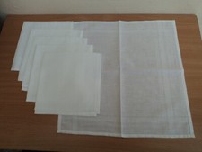 Lot de 8 Mouchoirs anciens à