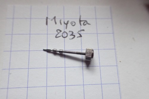 Miyota 2035 tige avec - :,