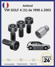 Ecrous antivol de roues noir