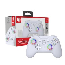 Manette Switch Pro LED Vibrante Sans Fil Bluetooth pour Console Switch, PC, Stea