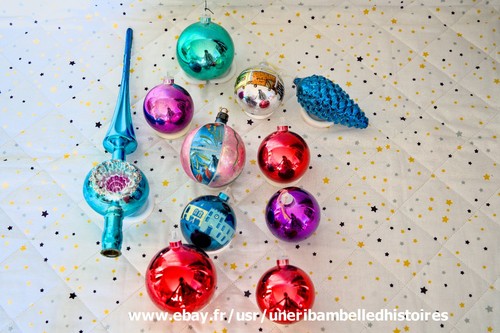 Lot boules anciennes 1 - de, 10