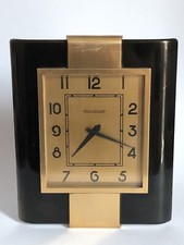 Superbe RARE authentique ancienne GRANDE PENDULE JAEGER LECOULTRE ART DECO
