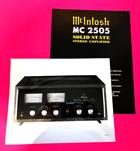 Mcintosh mc2505 spectacular - mc2505,