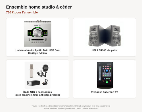 Home studio complet uad - complet,