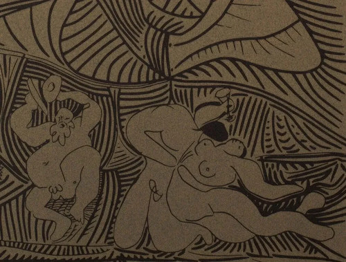 Pablo picasso bacchanale - :,