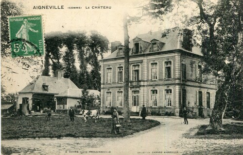 Carte aigneville château - carte,