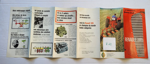 Tracteur renault 385 - r.62, /