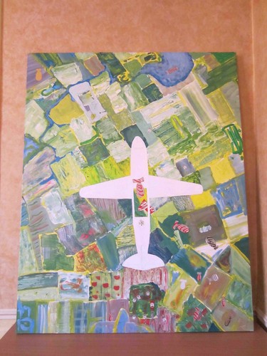 Tableau peinture acrylique f30 - tableau,