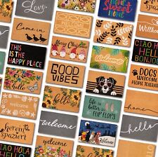 Tapis de Sol Coco Tapis pour Entree Paillasson Extérieur Terrasse 75 x 45 cm