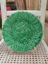 Assiette dessert Barbotine Sarreguemines