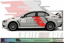 Bandes wrc rallye pour Lancer