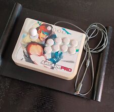 ? Stick Manette Arcade Pro Street Fighter Blanc PC USB Jeu Combat Ryu Bigben
