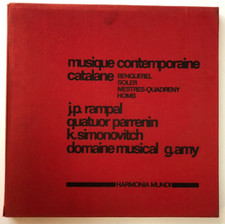 MUSIQUE CONTEMPORAINE CATALANE - COFFRET 2 LPS HARMONIA MUNDI - J-P RAMPAL-  etc