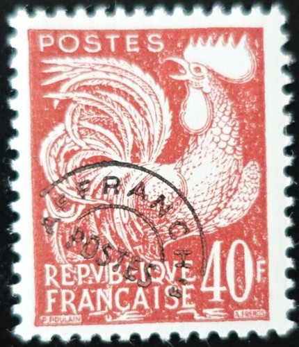 France timbre preoblitéré - timbre,