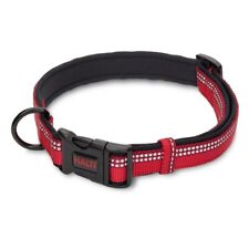 Collier Halti Walking Dog réglable réfléchissant taille L rouge