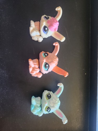 Petshop lot lapins bleu rose