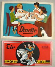 Lot de 2 ancienne étiquette