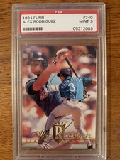 1994 flair alex rodriguez psa - flair,