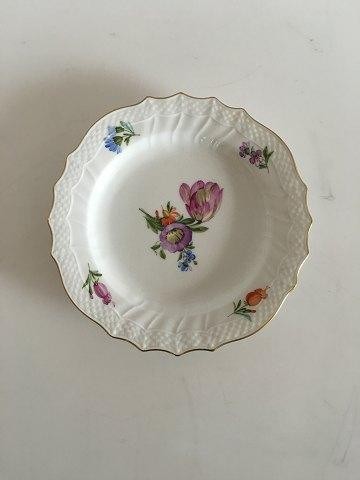 Assiette fleurs saxonnes - à,