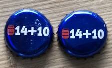 2 Capsules Bière JUPILER 14+10  Bleue Belgique 