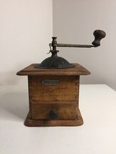 Ancien moulin à café bois