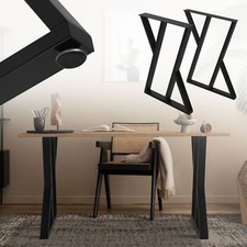 2 Pieds de table acier type X