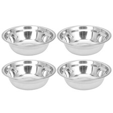  4 Pcs Bassine Inox Bols À Soupe De Support Stockage Des Aliments