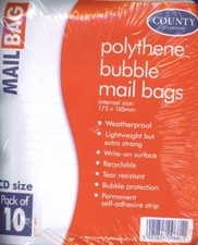 MAIL BAGS - WHITE POLYTHENE