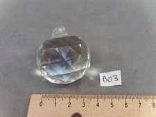 Boule de lustre en verre à